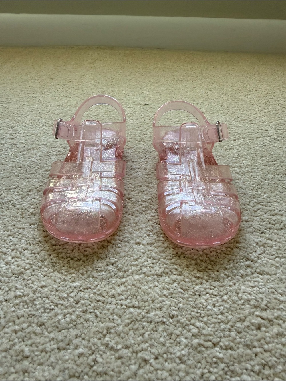 OshKosh B'gosh Glitter Pink Jelly Sandals